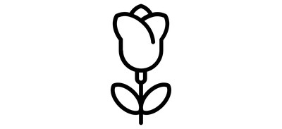 Image for Tulip Plant Flower Cricut SVG Design