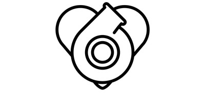 Image for Tuning Turbo Heart Cricut SVG Design