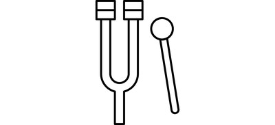 Image for Tuning Fork Sound Cricut SVG Design