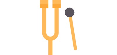 Image for Tuning Fork Sound Cricut SVG Design