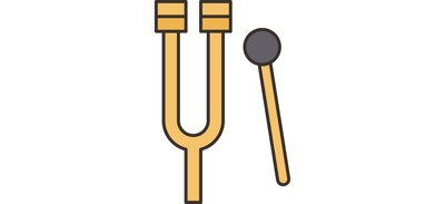 Image for Tuning Fork Sound Cricut SVG Design