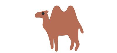 Image for Free Two Hump Camel Cricut SVG Design