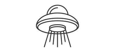 Image for Ufo Beam Spaceship Cricut SVG Design