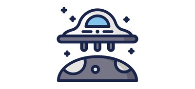 Image for Free Ufo Space Science Cricut SVG Design