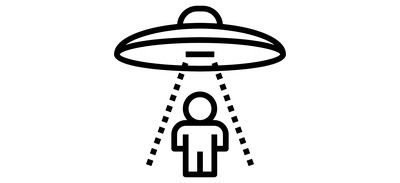 Image for Ufo Human Ray Cricut SVG Design