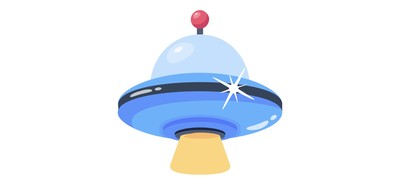 Image for Ufo Alien Ship Flying Saucer Cricut SVG Design