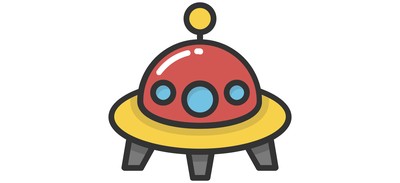 Image for Ufo Saucer Spaceship Cricut SVG Design