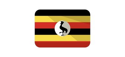 Image for Uganda Flag Country Cricut SVG Design