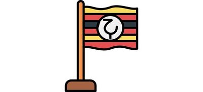 Image for Uganda Country Flag Cricut SVG Design