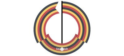 Image for Uganda Country Flag Cricut SVG Design