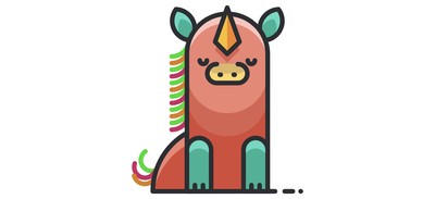 Image for Unicorn Animal Cricut SVG Design