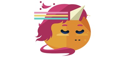 Image for Unicorn Emoji Face Cricut SVG Design