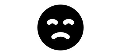 Image for Upset Emoji Sad Cricut SVG Design