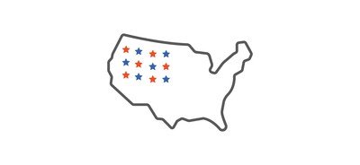 Image for Usa American Map Cricut SVG Design