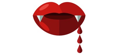 Image for Vampire Lips Evil Cricut SVG Design