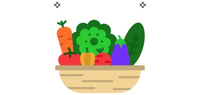 Image for Vegetable Natural Organic Cricut SVG Design