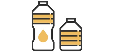 Image for Vegetable Oil Bottle Cricut SVG Design