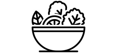 Image for Vegetable Bowl Leaf Cricut SVG Design