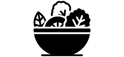 Image for Vegetable Bowl Leaf Cricut SVG Design