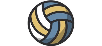 Image for Free Volleyball Ball Sport Cricut SVG Design