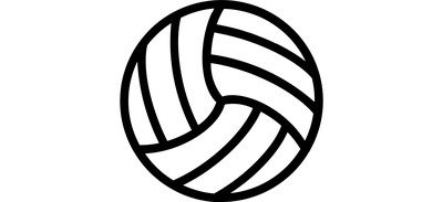 Image for Free Volleyball Ball Beach Ball Cricut SVG Design