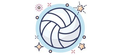 Image for Volleyball Softball Ball Cricut SVG Design