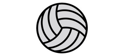 Image for Free Volleyball Beach Ball Cricut SVG Design