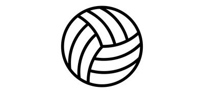 Image for Volleyball Ball Sport Volley Volley Ball Cricut SVG Design