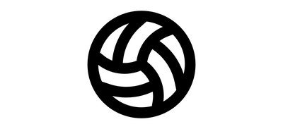 Image for Free Ball Sport Volleyball Cricut SVG Design