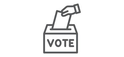 Image for Hand Voting Vote Cricut SVG Design