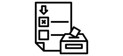 Image for Vote Election Mark Cricut SVG Design