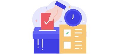 Image for Voting Ballot Box Voting Time Cricut SVG Design