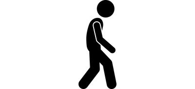 Image for Walking Walk Man Cricut SVG Design