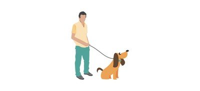 Image for Walking Dog Cricut SVG Design