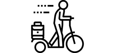 Image for Walking Bike Transportation Cricut SVG Design