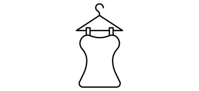 Image for Wardrobe Hanger Dress Cricut SVG Design