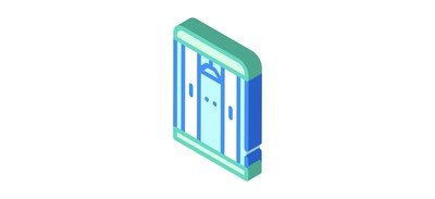 Image for Wardrobe Furniture Isometric Cricut SVG Design