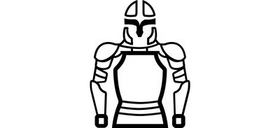 Image for Warrior Armor Knight Cricut SVG Design