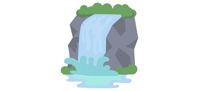 Image for Waterfall River Water Cricut SVG Design