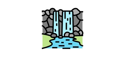 Image for Waterfall  Cricut SVG Design