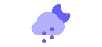 Image for Weather Cloud Snowy Cricut SVG Design