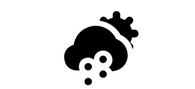 Image for Weather Cloud Snowy Cricut SVG Design