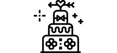 Image for Wedding Cake Valentine Cricut SVG Design