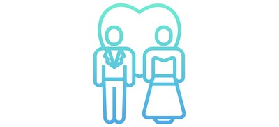 Image for Free Wedding Couple Bride Groom Cricut SVG Design