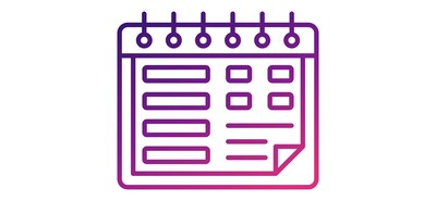 Image for Week Calendar Daily Cricut SVG Design