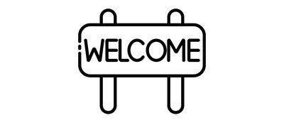 Image for Welcome Greeting Signboard Cricut SVG Design