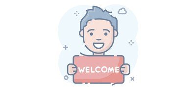 Image for Welcome Greeting Salutation Cricut SVG Design