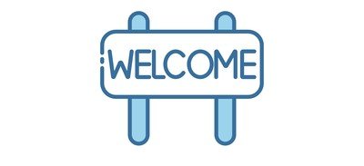 Image for Welcome Greeting Signboard Cricut SVG Design