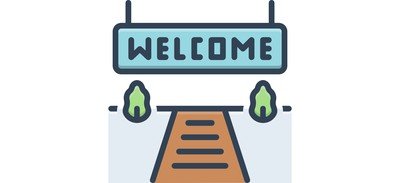 Image for Welcome Greeting Salutation Cricut SVG Design