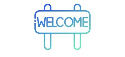 Image for Welcome Greeting Signboard Cricut SVG Design